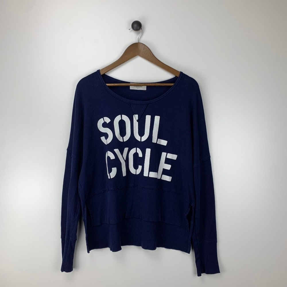 SoulCycle Long Sleeve Blue Thermal